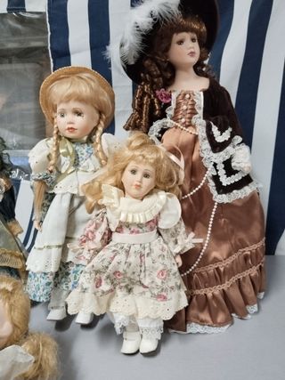Bambole vintage in porcellana