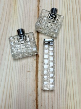 3 bottiglie di profumo antiche