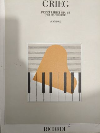 Partituras Grieg Op. 12 (Piano)