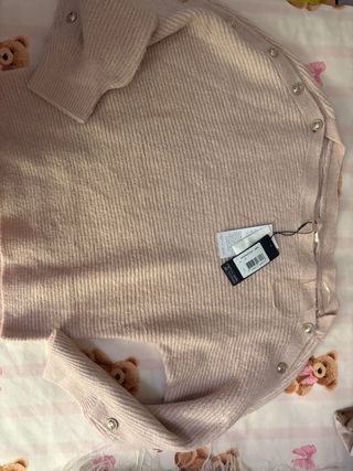 Maglione Guess rosa cipria tg S