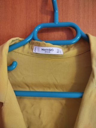 Camisa Mango amarela - Tam L