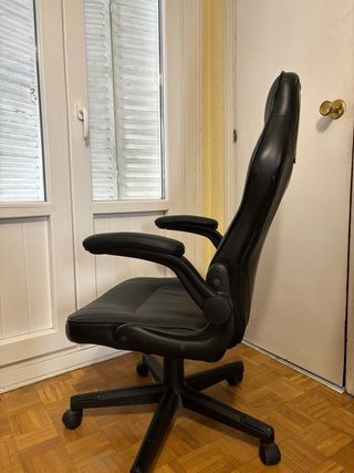Silla gaming ergonómica negra  Silla gamer