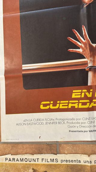 Lote 4 Pósters Clint Eastwood Originales