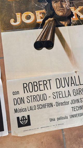 Lote 4 Pósters Clint Eastwood Originales