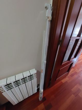 Estor  algodón con puntilla