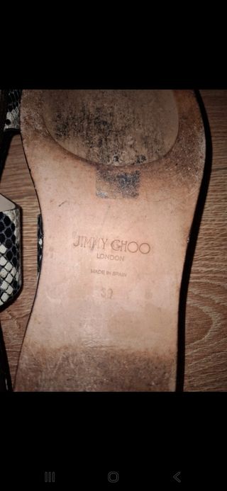 Sandalias Jimmy Choo serpiente originales 