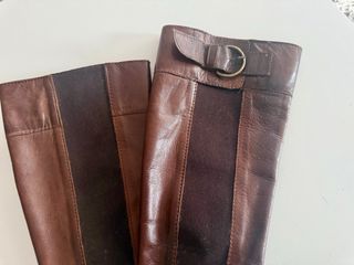 Botas piel marrón, talla 37