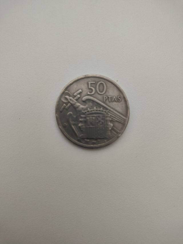 Moneda 50 ptas Franco 1957