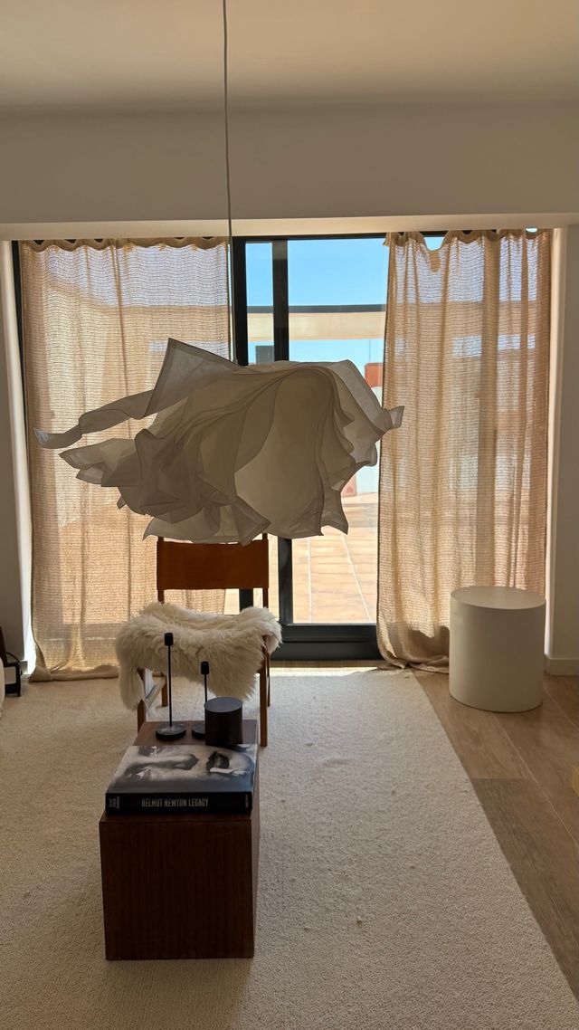 Tende in lino beige - Decor