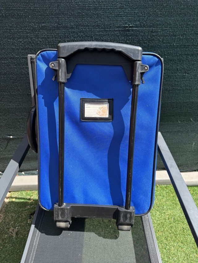 Maleta cabina azul - viaje