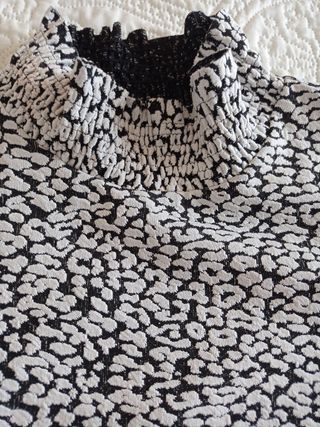 Top Zara estampado leopardo M