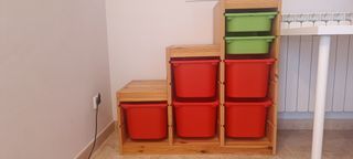 Estantería infantil IKEA - Cajas
