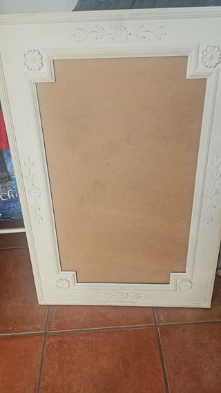 Marco blanco madera - Decorativo