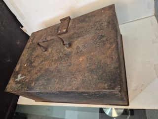 Antigua Caja hierro años 50 ferroviario