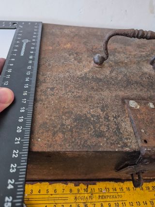 Antigua Caja hierro años 50 ferroviario