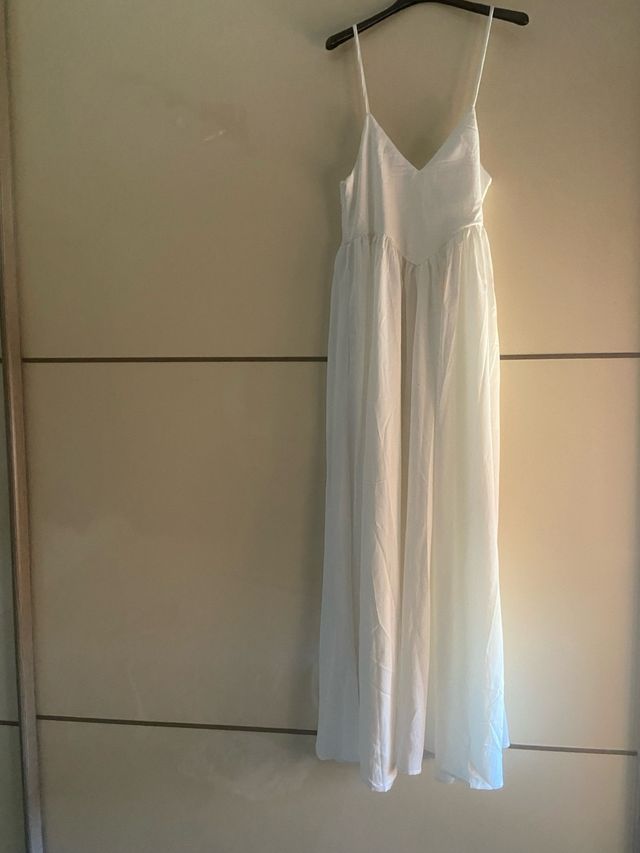 Vestito lungo estivo bianco