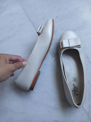 Manoletinas Bubble bootie blancas