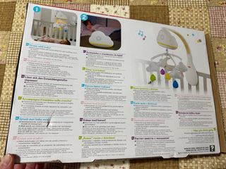 Juguete de cuna/Proyector Fisher-Price motorizado 