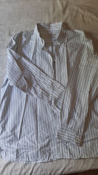 Camisa Emidio Tucci Gris a Rayas
