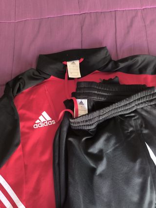 Chándal Adidas Rojo-Negro Talla L