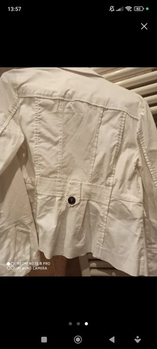 Chaqueta MANGO SPORT blanca XXL