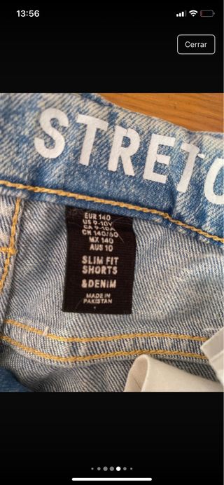 Shorts vaqueros niño - Ajustables
