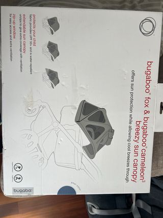 Capota Bugaboo Fox: Ventilada azul