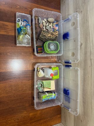 Kit hámster Jaula  con 1 o 2 plantas más