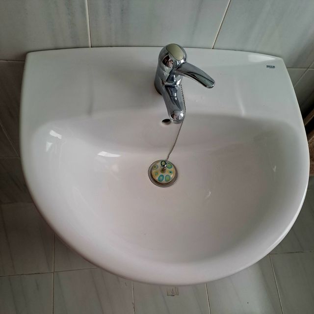Lavabo porcelana blanco Marca Roca
