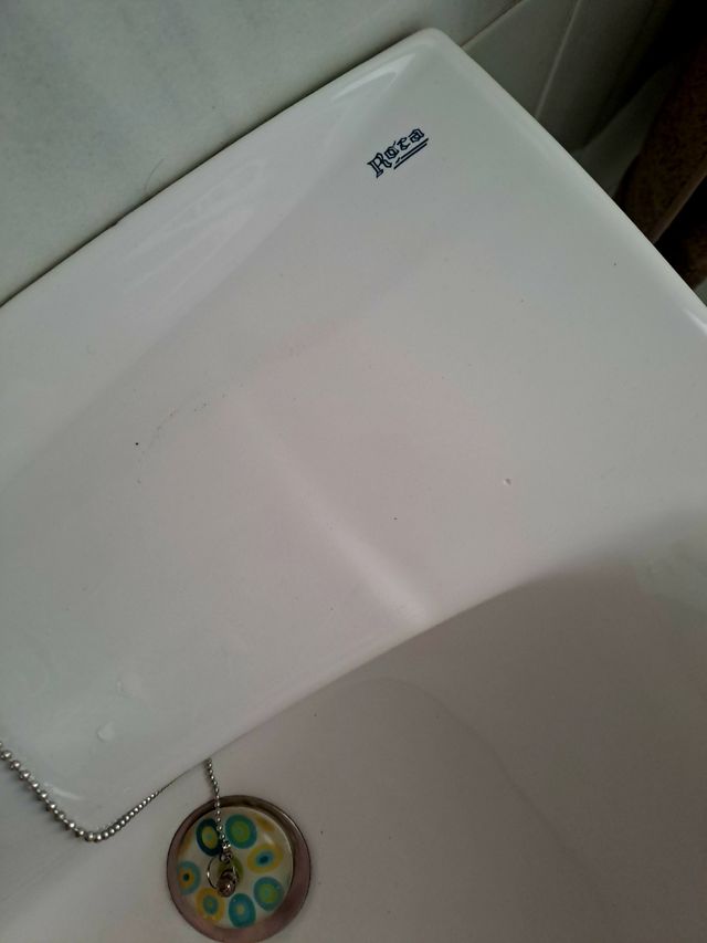 Lavabo porcelana blanco Marca Roca