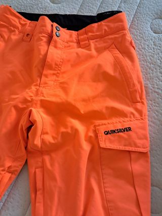 Pantalones trabajo anaranjados