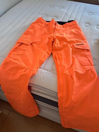 Pantalones trabajo anaranjados