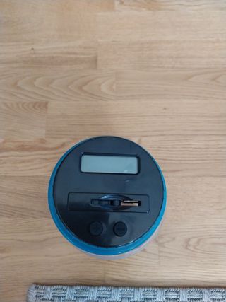 Hucha transparente con contador