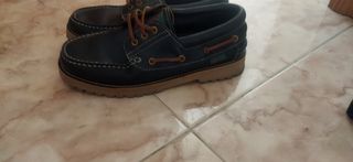 Náuticos Piel Azul - Zapatos