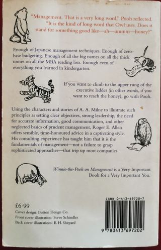 Winnie-the-Pooh on Management: In Which a Very ...
