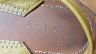 Sandalias Menorquinas amarillas nº 41
