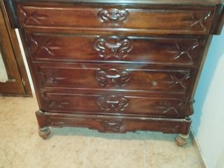 Cajonera antigua mármol 5 cajones