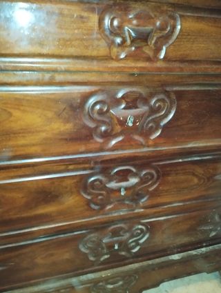 Cajonera antigua mármol 5 cajones