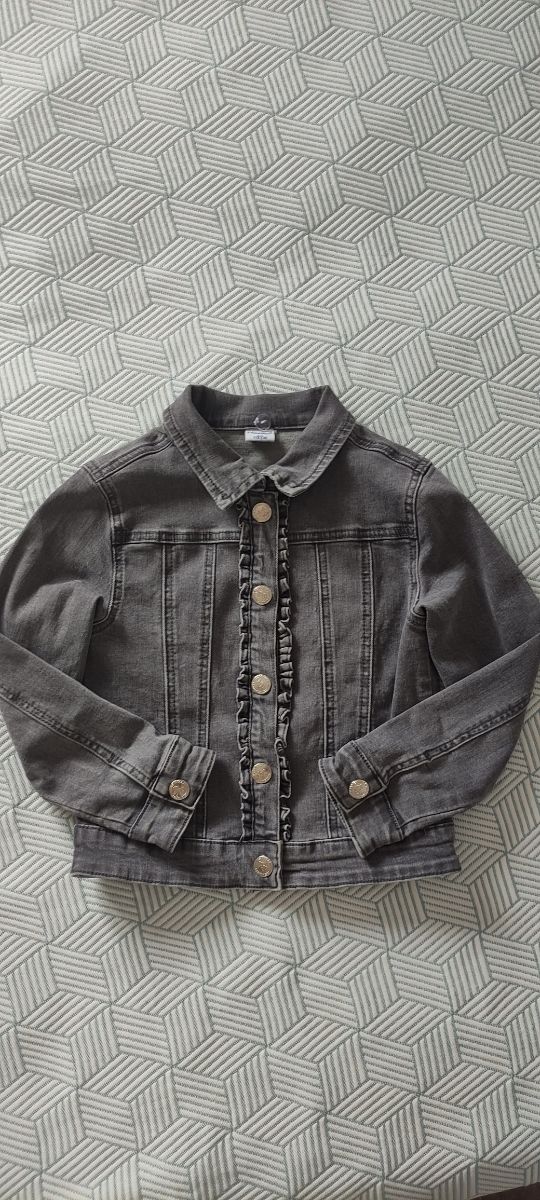 Cazadora vaquera gris niña 6 años