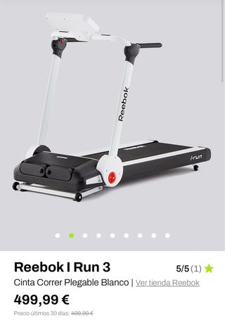 Cinta correr Reebok i-Run 3. Plegable