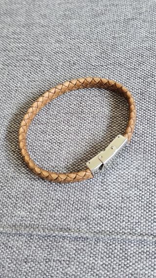 Pulseras piel hombre - 7uds