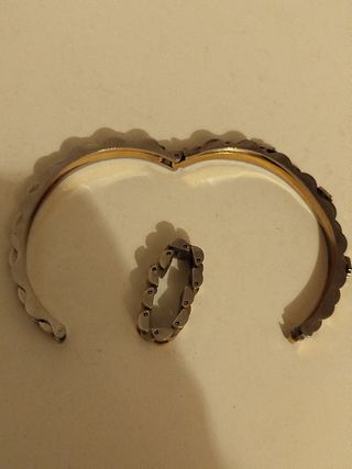 Pulsera estilo rolex ,más anillo,relojes,lujo