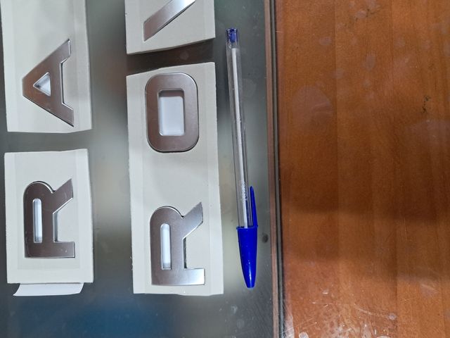 Letras cromadas RANGE ROVER