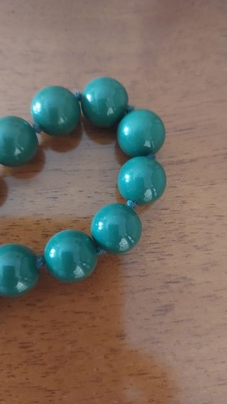 Collana vintage verde