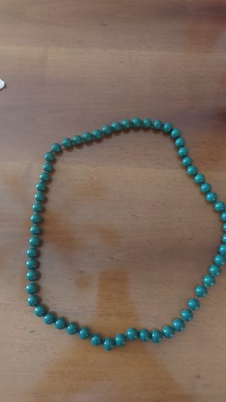 Collana vintage verde