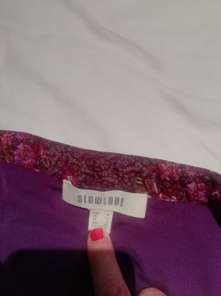Falda midi flores - Slowlove