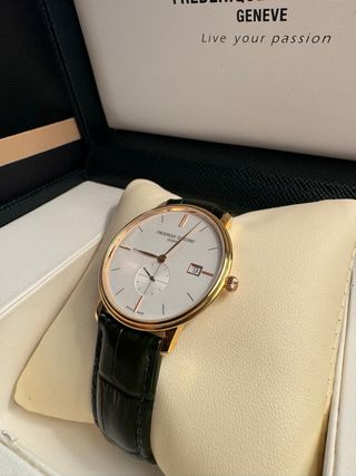 Reloj Frederique Constant Slimline dorado