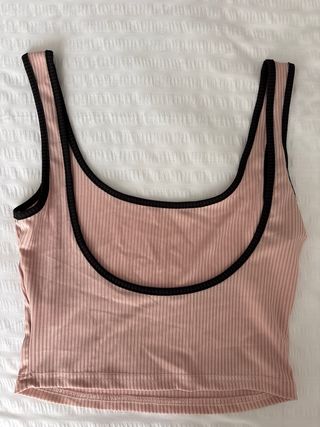 Top Shein rosa Talla S