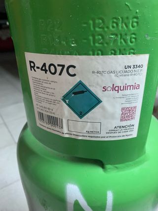 Cilindro R-407C (Refrigerante) 10kg gas