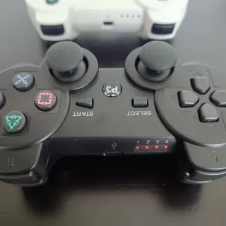 2 controladores PS3 e PC, com capa silicone novos